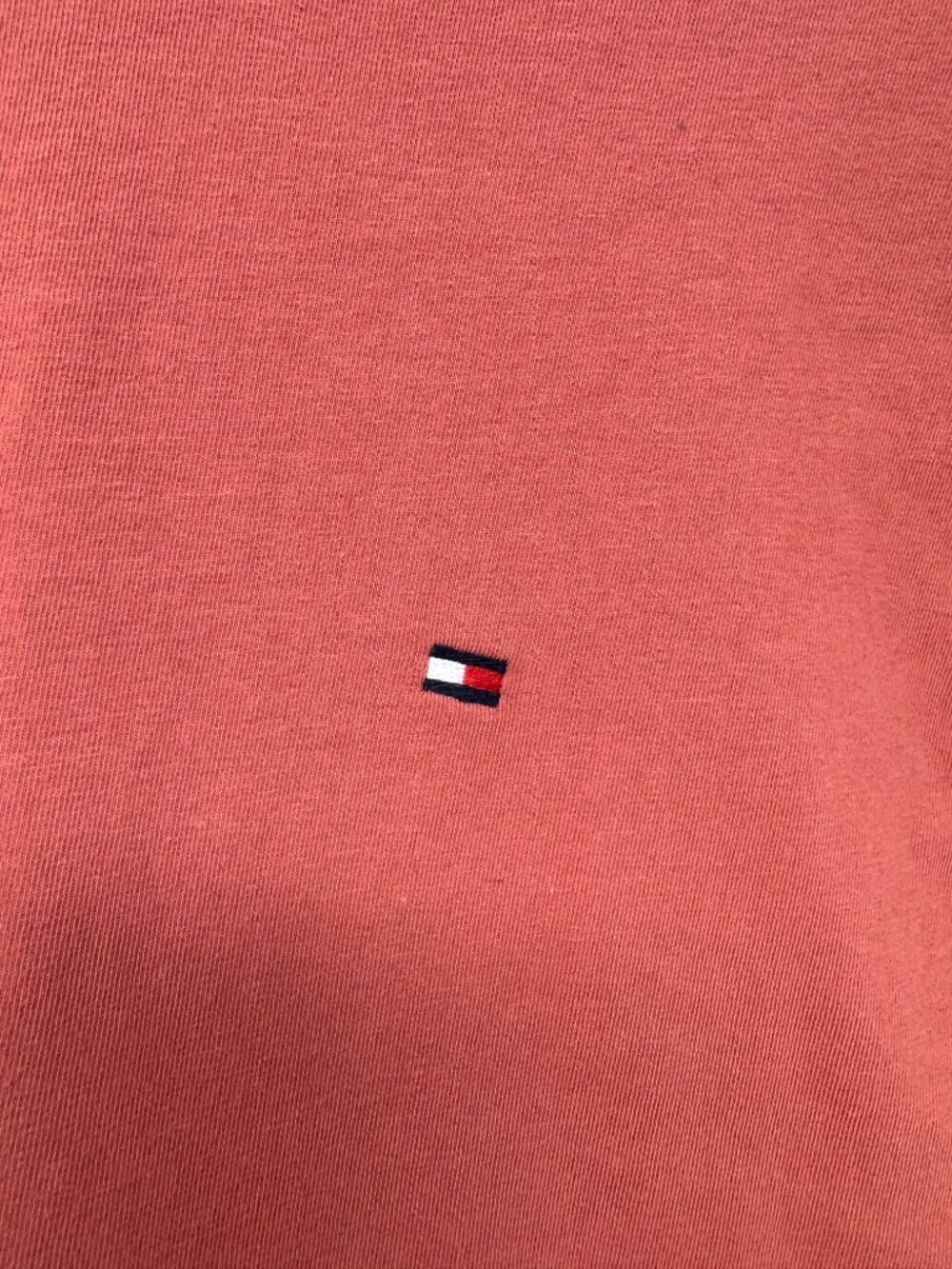 Tommy Hilfiger Men’s Classic Crew Neck T-Shirt Terracotta Red Size M - Picture 4 of 9